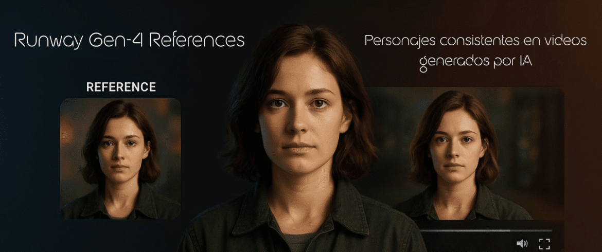 Runway Gen-4 References en creación de personajes IA realistas
